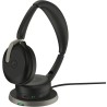 Jabra Evolve2 65 Flex Link380c UC Stereo Avec socle de chargement.