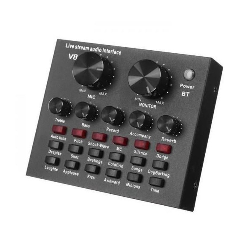 Carte son V8 Multifonctionnel Studio bluetooth