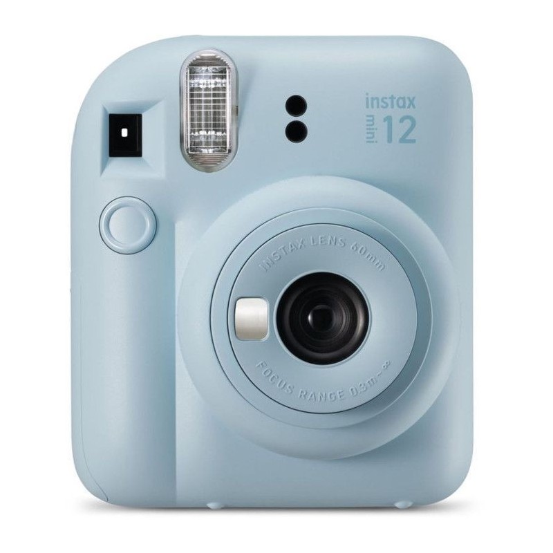 Appareil photo instantané - Fujifilm - Instax Mini 12 - Bleu pastel - Flash intégré - Miroir Selfie