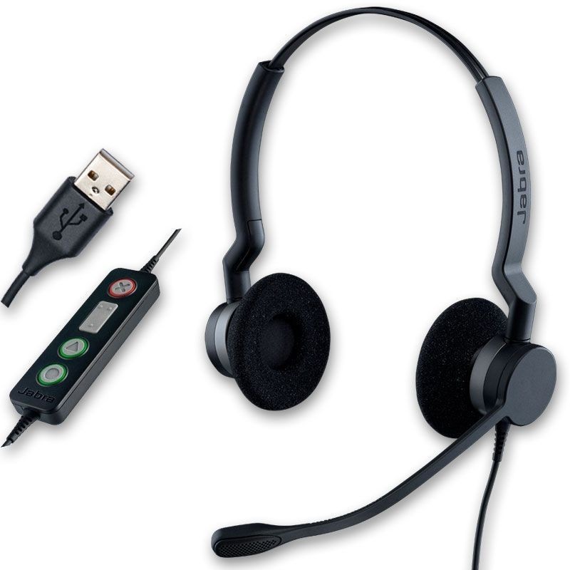 Casque-micro stéréo Jabra BIZ 2300 QD Duo Anti-Bruit