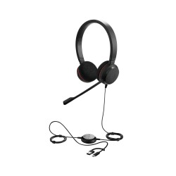 Casque Jabra Evolve 20 Stereo MS USB C/A adapteur