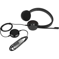 Casque Jabra Evolve 20 Stereo MS USB C/A adapteur