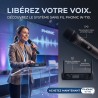 Microphone UHF Sans Fil PHONIC W-710 Idéal pour Chant & Conférences