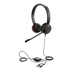 Casque Jabra Evolve 20 Stereo MS USB C/A adapteur